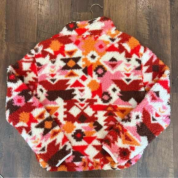 NWT Derek Heart Aztec Print Polyester Sweater in Size L - Picture 2 of 2